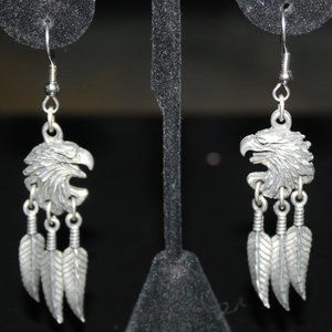 Silver Eagle Earrings, Very nice pair of earrings